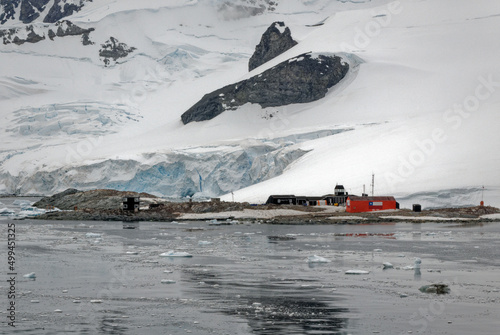 Chilean Antarctic base Gonzales Videla - Waterboat Point - Antarctic Peninsula photo