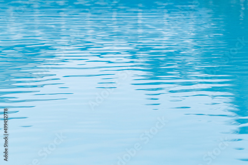 Blue pool water background, ocean water