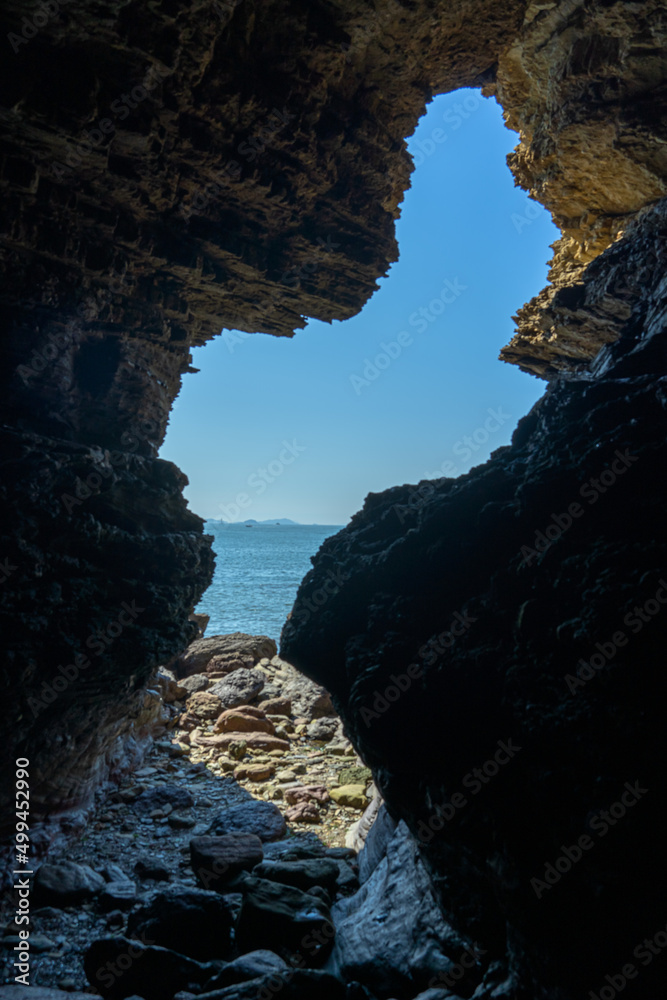 채석강 해식동굴