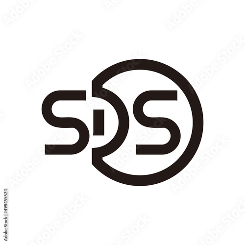 SDS vector logo illustration symbol
