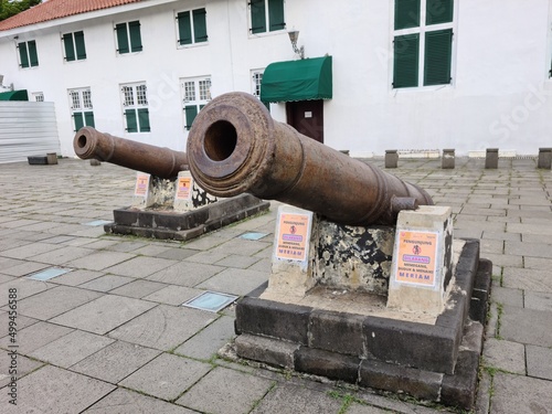 old cannon in the fortress