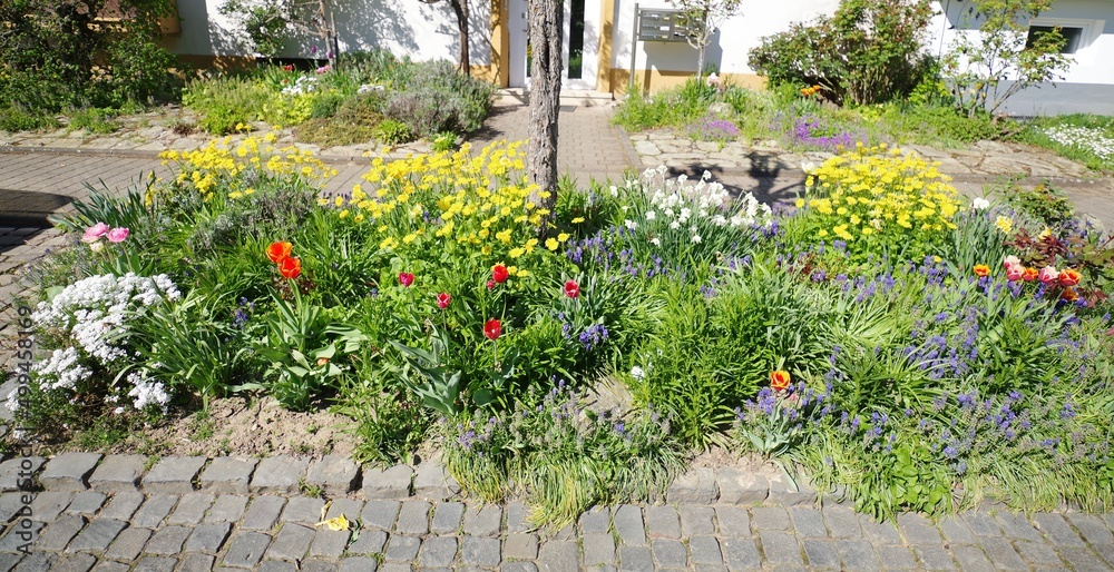 Fototapeta premium Blumenbeet