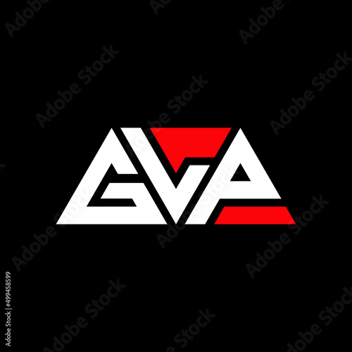 GLP triangle letter logo design with triangle shape. GLP triangle logo design monogram. GLP triangle vector logo template with red color. GLP triangular logo Simple, Elegant, and Luxurious Logo...