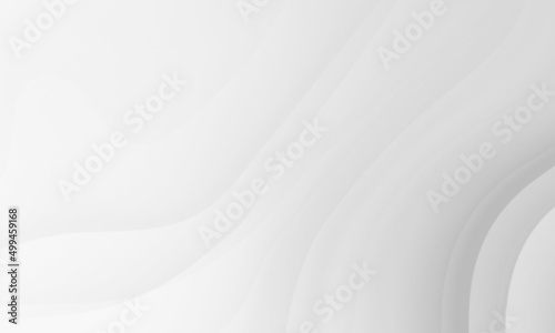 Abstract white gray colors gradient with wave lines pattern texture background.