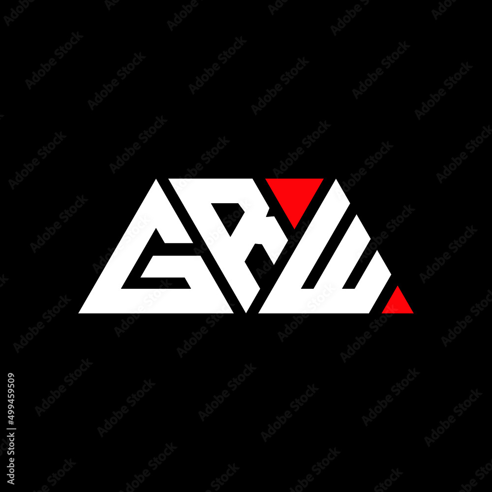 GRW triangle letter logo design with triangle shape. GRW triangle logo design monogram. GRW triangle vector logo template with red color. GRW triangular logo Simple, Elegant, and Luxurious Logo... GRW triangle letter logo design with triangle shape. GRW triangle logo design monogram. GRW triangle vector logo template with red color. GRW triangular logo Simple, Elegant, and Luxurious Logo...