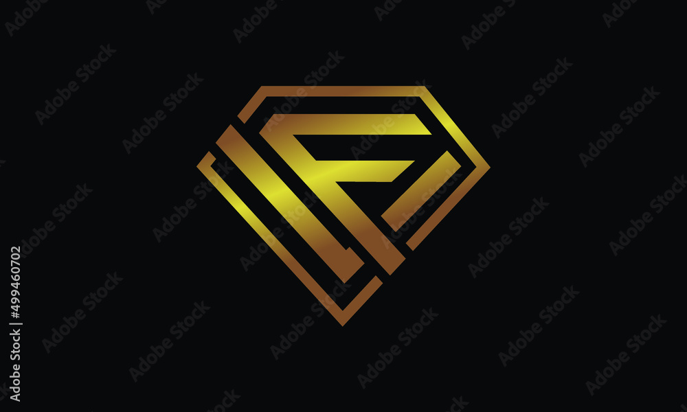 LF Diamond Initial Logo