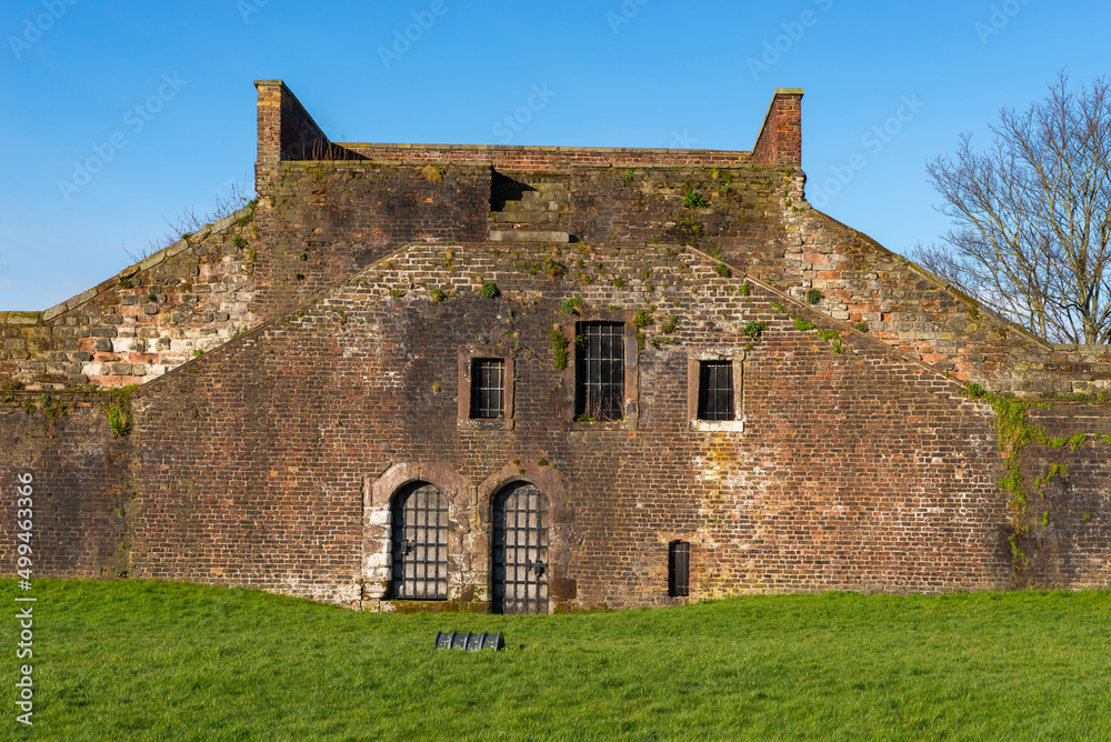 Old structure on city wall. Old structure on city wall.