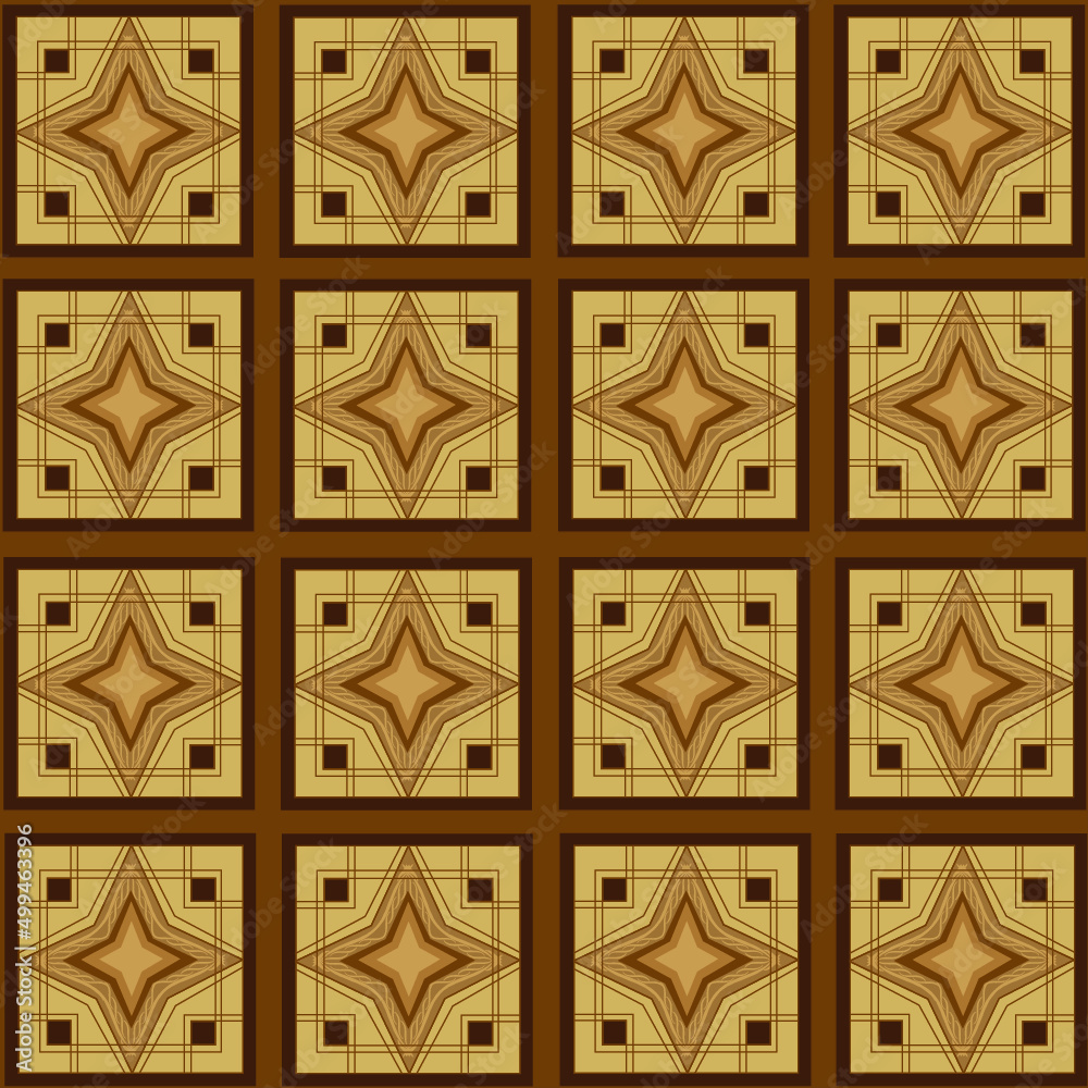 Tile in the style of Indo-Persian ornament oriental vintage style on a brown background. Background for covers, flyers, announcements, flyers, posters, banners and invitations. vector Tile in the style of Indo-Persian ornament oriental vintage style on a brown background. Background for covers, flyers, announcements, flyers, posters, banners and invitations. vector