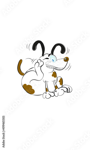 dog with dermatitis