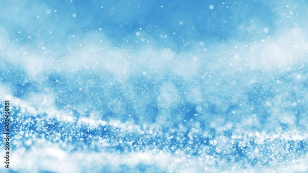 Magic blurred wavy particles motion water bubbles loop animation. Magic blurred wavy particles motion water bubbles loop animation.