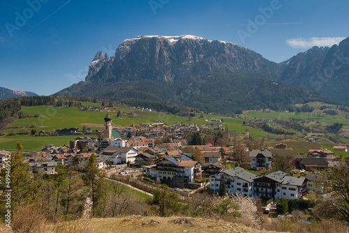 Landschaft um Völs am Schlern in Südtirol photo