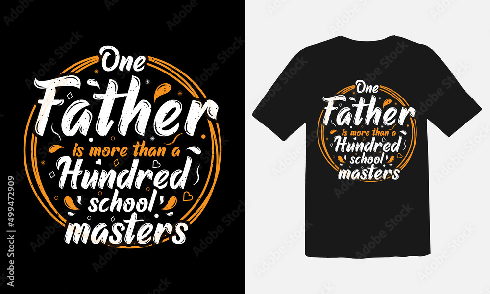 Father's Day Typography T-shirt Design Father's Day Typography T-shirt Design