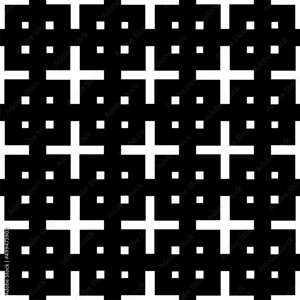 Obraz premium Abstract Geometric Background Design.Seamless Black and White Chaotic Pattern.Irregular Tangled Shapes.Modern stylish abstract texture. Repeating geometric tiles from striped elements.Linear graphic.
