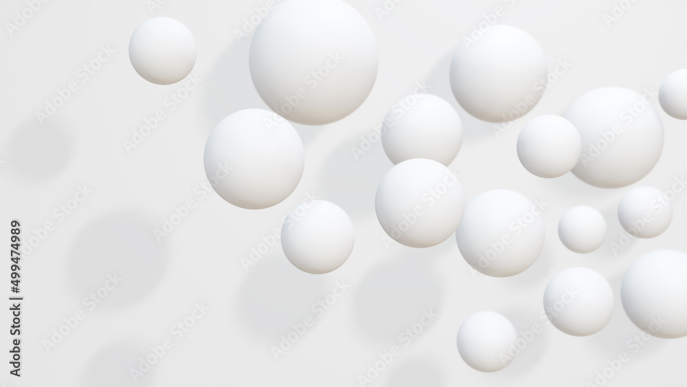 3D Render Ball white color floating in the air with light and shadow on a white background,3d illustration, 3d rendering. 3D Render Ball white color floating in the air with light and shadow on a white background,3d illustration, 3d rendering.