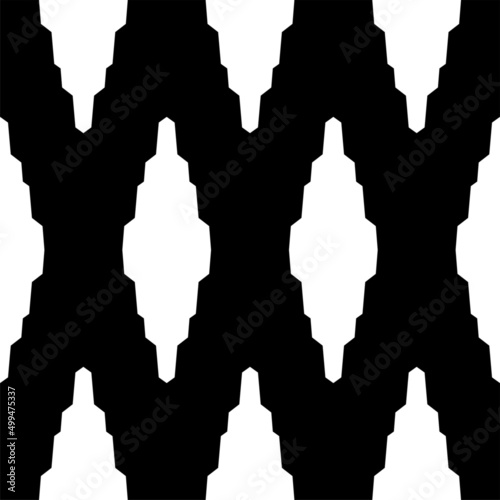 Abstract geometric seamless pattern.Modern geometric background with Bold Lines.seamless Russian style black Geometric background.Tile seamless pattern. Black and white geometric background.