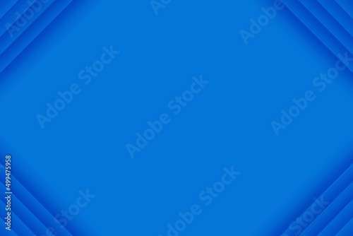 Blue illustration background with corner gradient with shadows