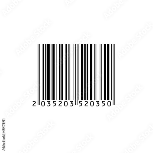 barcode country.Bar code . Vector illustration.Bar code Icon Design Vector Template Illustration.Barcode on white background. Vector illustration.A barcode or bar code is a method of representing data