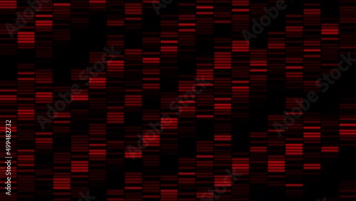 Red-black background.Motion. A bright background in which black and red colors are flashing in abstraction and running down. photo