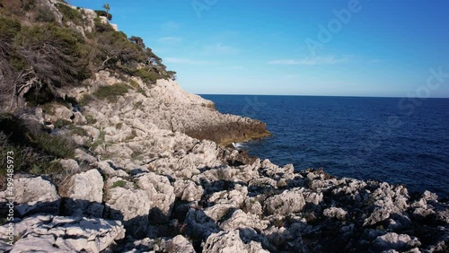 Wallpaper Mural fin de journée sur le littoral de Méditerranée - Côte d'Azur Torontodigital.ca