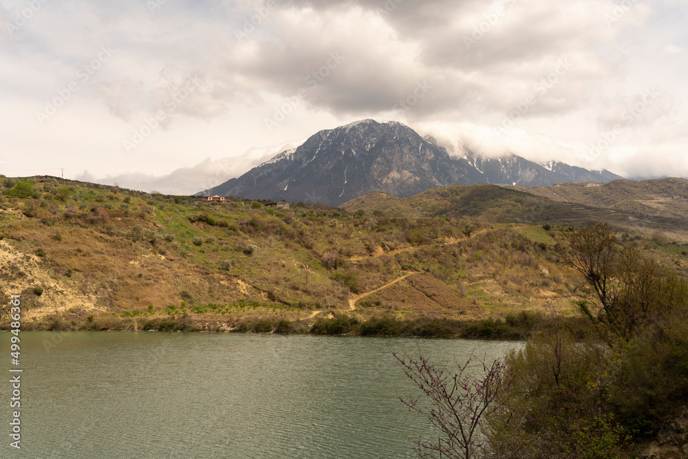 Albania Tomor mountain landscape, Roshnik village Albania Tomor mountain landscape, Roshnik village