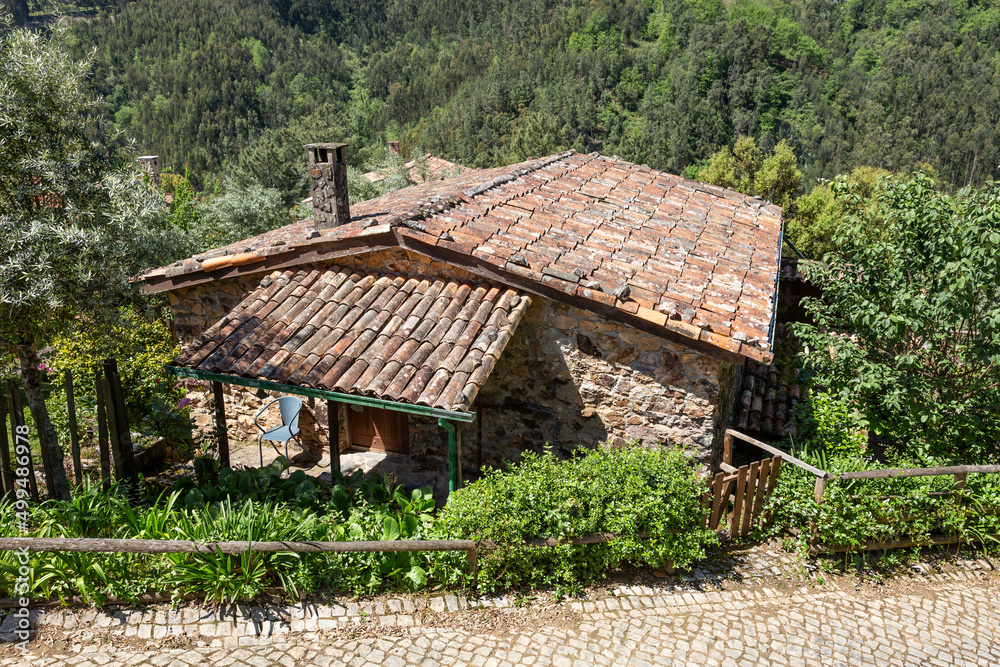 old houses at Casal de São Simão Schist village (Aguda), Figueiró dos Vinhos, district of Leiria, Beira Litoral, Portugal old houses at Casal de São Simão Schist village (Aguda), Figueiró dos Vinhos, district of Leiria, Beira Litoral, Portugal