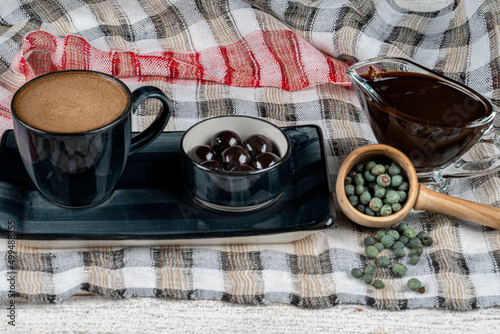 Menengic Coffee , A type of traditional coffee made from menengic plant. photo