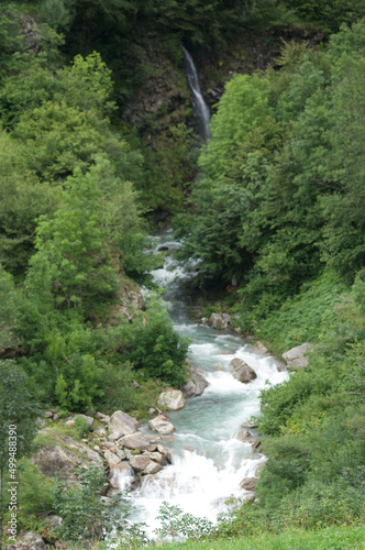 Fiume Serio Bergamo e cascate, acqua e natura