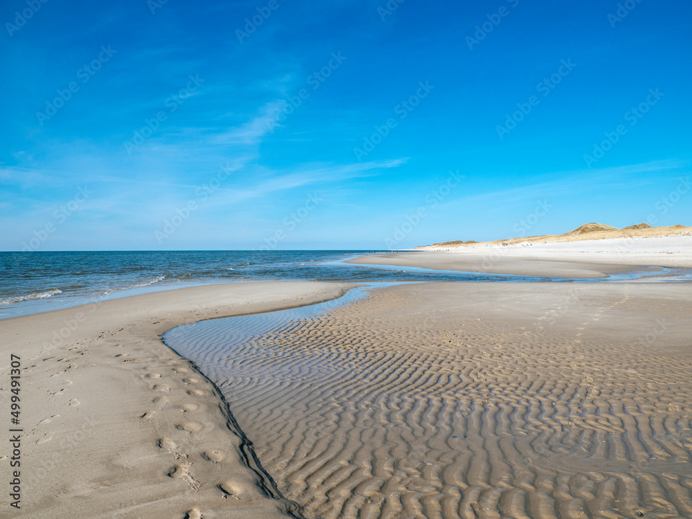 Westrand close to List on the island Sylt 