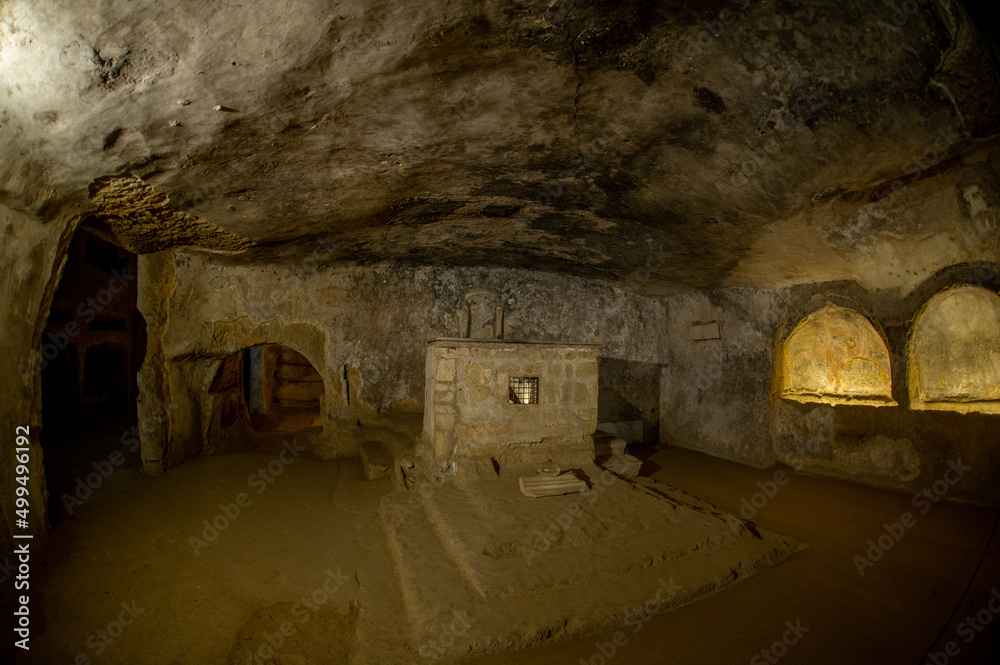 Catacombs of San Genanro Naples Italy Catacombs of San Genanro Naples Italy
