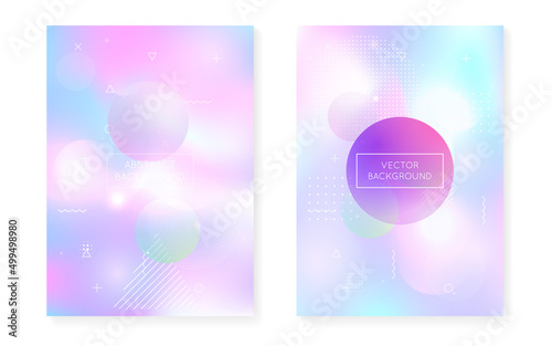 Minimalist Texture. Abstract Background. Light Pearlescent Backdrop. Liquid Design. Memphis Flyer. Simple Dots. Blue Shiny Pattern. Space Screen. Violet Minimalist Texture