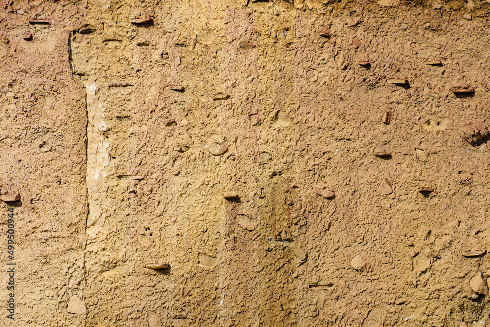 Old house detail,clay wall Old house detail,clay wall