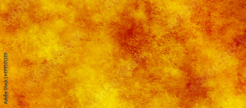 Abstract old blurred yellow or orange paper grunge texture background, Texture of orange concrete wall background. Colorful orange or yellow textures for making flyer, poster, banner and any design.