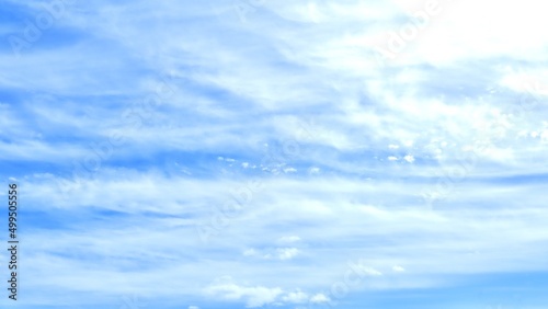 空 流れる雲が美しい雲多めの空