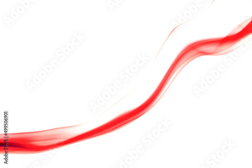 line red smoke group, Isolated white background 