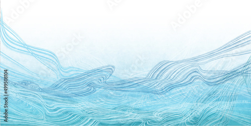 波　海　和柄　背景　