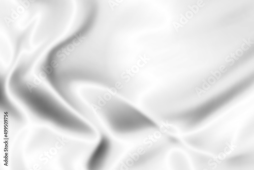 上品で高級感のある白のドレープ背景
