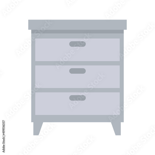 gray drawer furniture