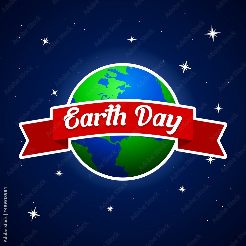 World Earth Day vector illustration. Suitable for Poster, Banners, campaign and greeting card. World Earth Day vector illustration. Suitable for Poster, Banners, campaign and greeting card.