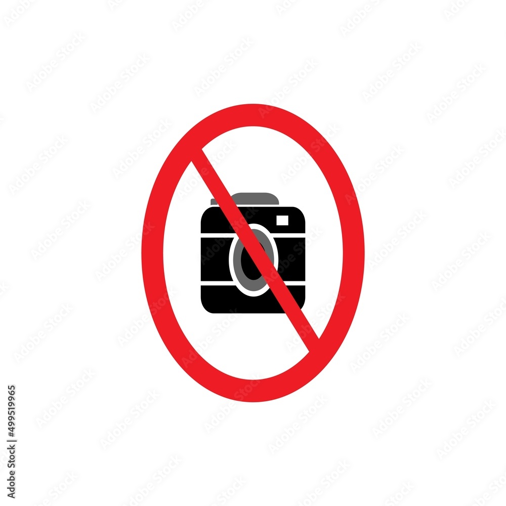 no taking photos vector illustration design no taking photos vector illustration design