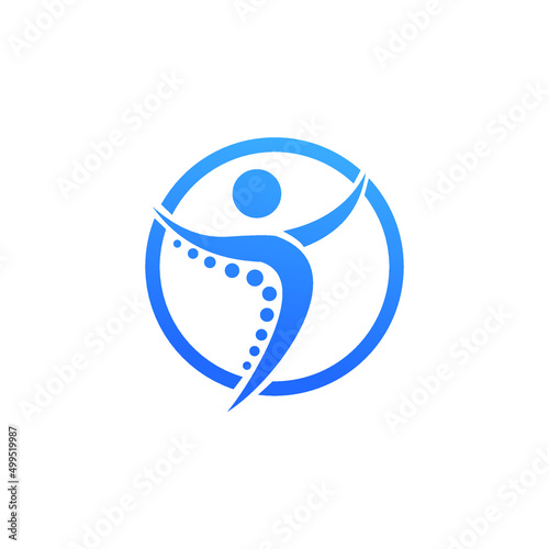 illustration logo therapy icon templet