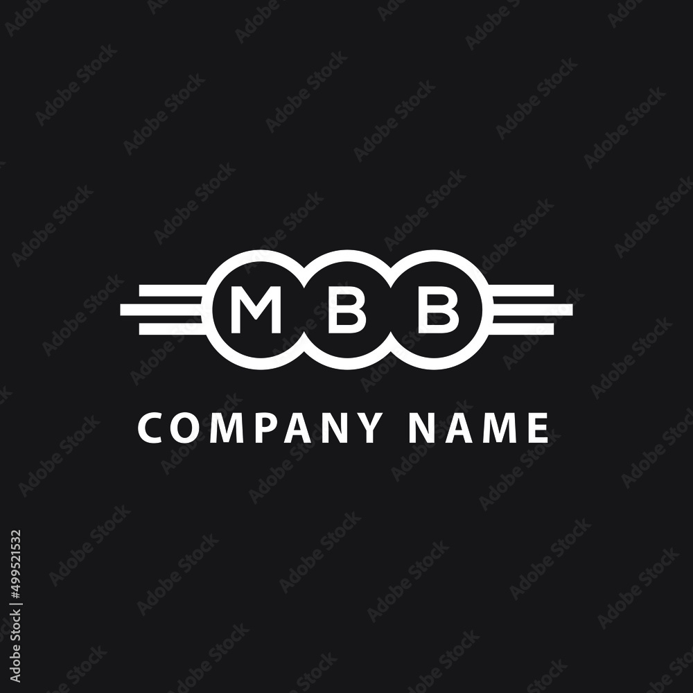 MBB letter logo design on black background. MBB creative initials letter logo concept. MBB letter design.
MBB letter logo design on black background. MBB creative initials letter logo concept. MBB letter design.