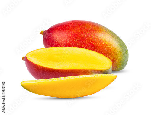 Mango fruit isolated on white