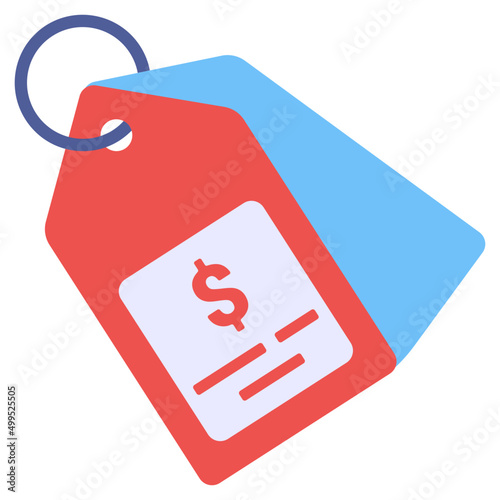 Modern design icon of sale tags