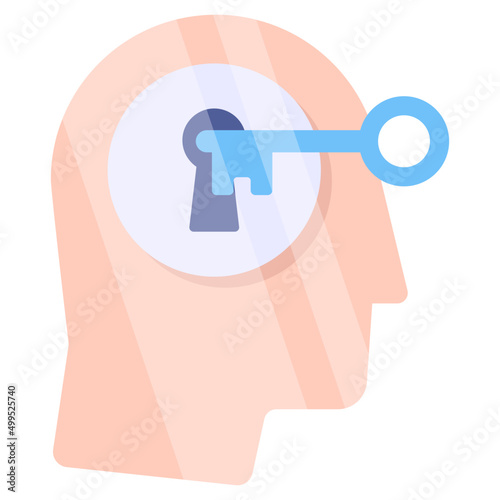 A Creative design icon of problem solving