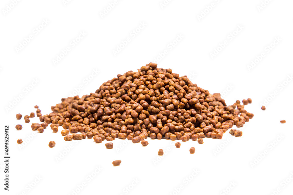 Buckwheat tea on a white background Buckwheat tea on a white background