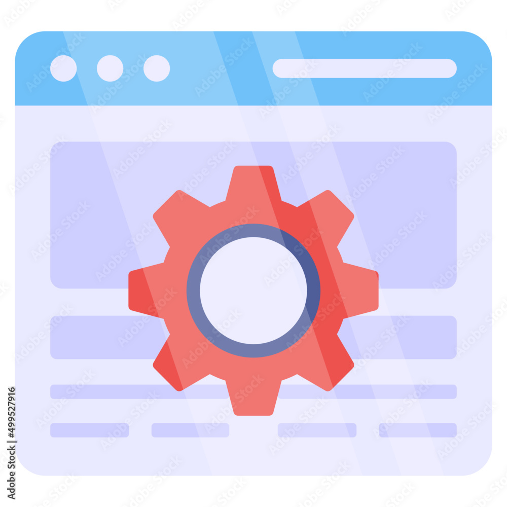 Perfect design icon of web setting Perfect design icon of web setting
