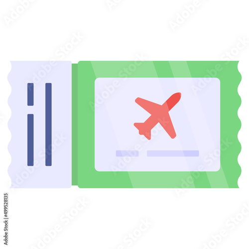 Perfect design icon of air tickets