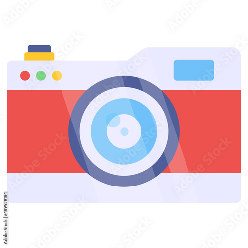 An icon design of camera