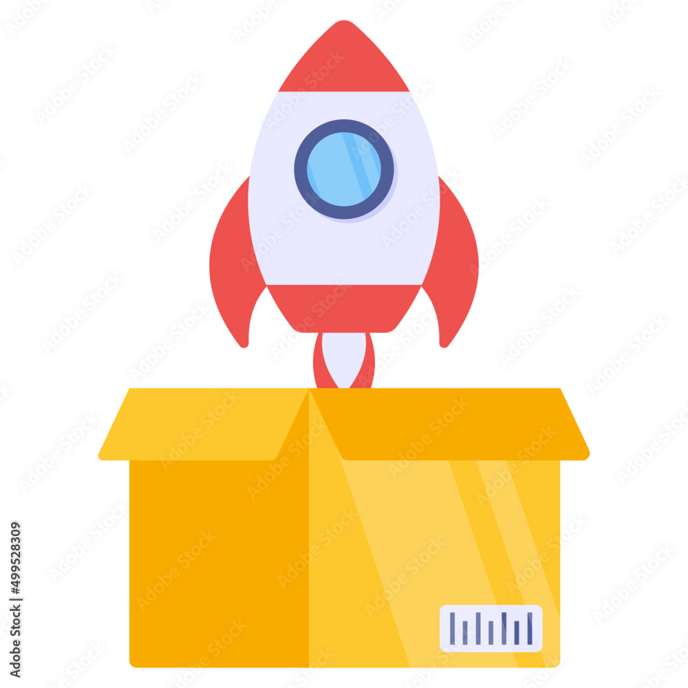 Perfect design icon of product launch