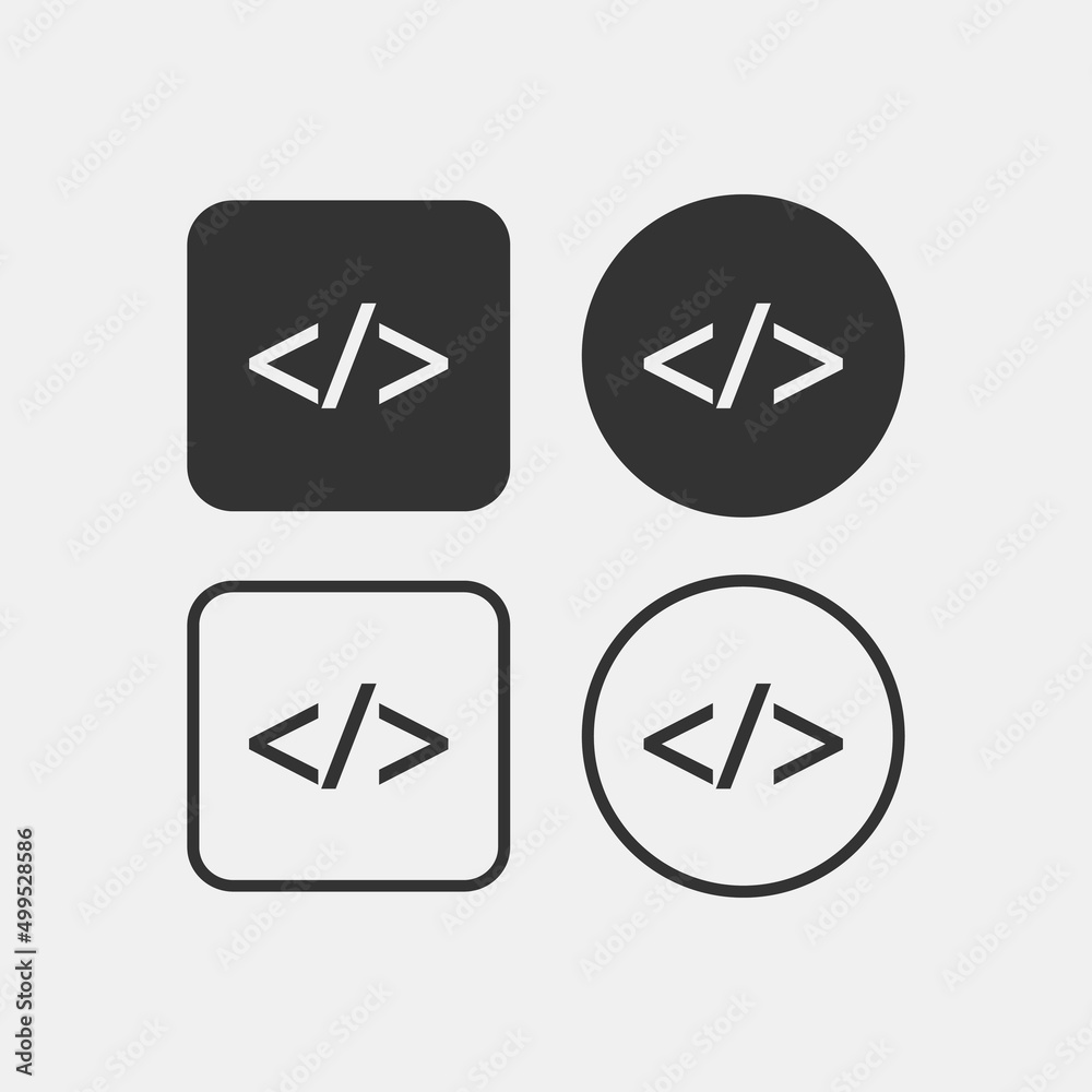 programing language vector icon illustration sign programing language vector icon illustration sign
